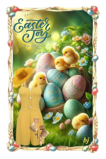 Sending Easter Joy- Combinazione di moda