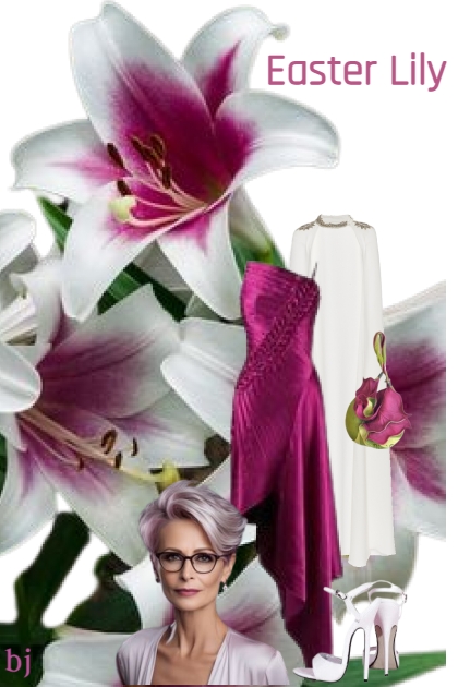 Easter Lily Elegance- Modna kombinacija