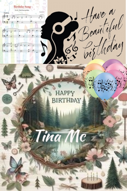 Happy Birthday Tina Mc- Fashion set