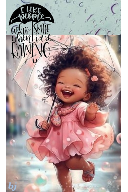 Smile When It's Raining- combinação de moda