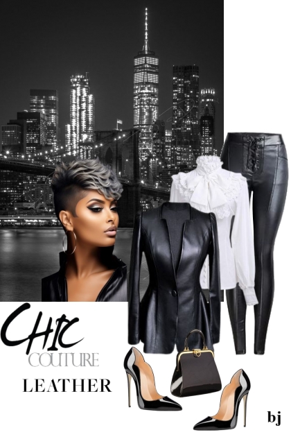 Chic Couture Leather- Modna kombinacija