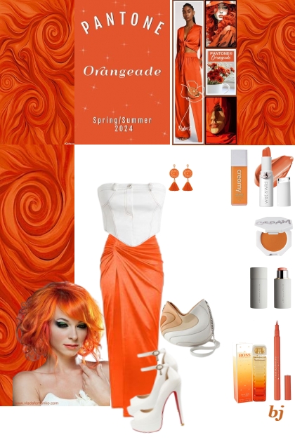 Pantone Orangeade- Modekombination