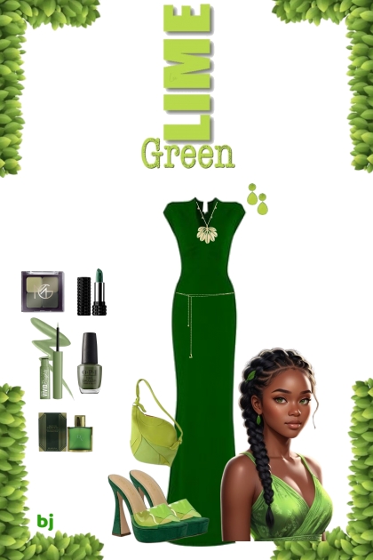 Lime Green- Combinaciónde moda