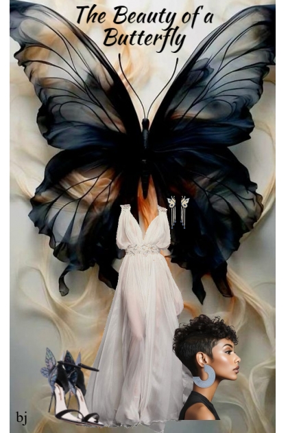 The Beauty of a Butterfly- combinação de moda