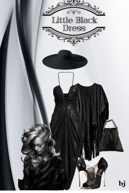 Little Black Dress Outfit- Modna kombinacija
