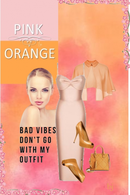 Pink and Orange- Combinaciónde moda