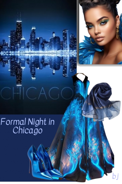Formal Night in Chicago- combinação de moda