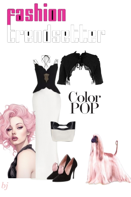Fashion Trendsetter Color Pop- Модное сочетание