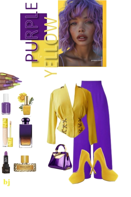 Purple, Yellow