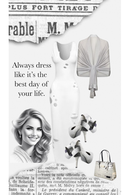 Always Dress Like It's the Best Day of Your Life- Fashion set
