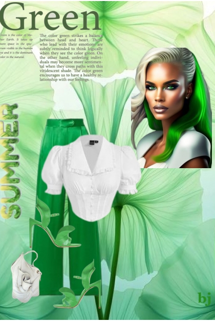 Summer Green- Modna kombinacija