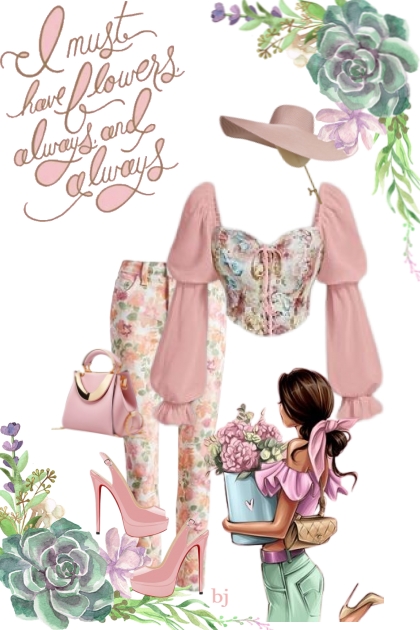 I Must Have Flowers...- Combinaciónde moda