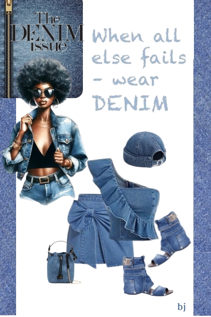 .....wear Denim- Модное сочетание