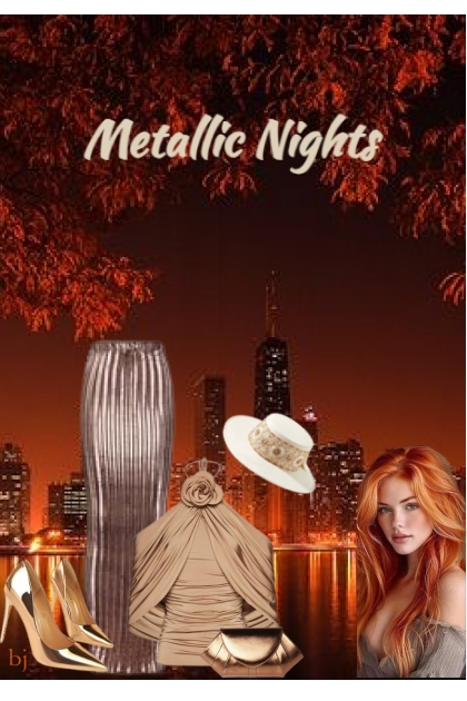 Metallic Nights- Combinazione di moda