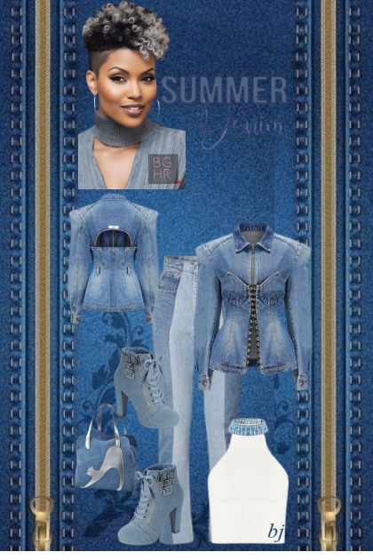 Summer Denim- Modna kombinacija