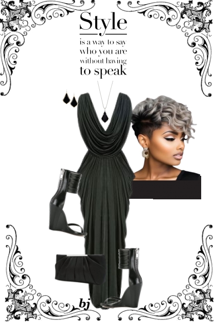 Style...The Little Black Dress- Modekombination