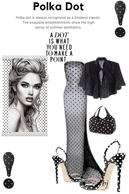 A Dot is What You Need......- combinação de moda