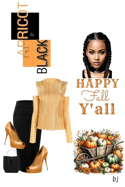 Happy Fall Y'all- combinação de moda