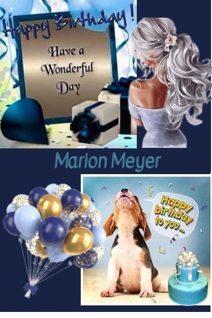 Happy Birthday Marion Meyer- Combinazione di moda