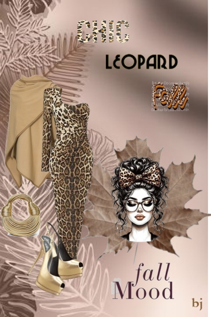 Chic Leopard Fall- Modna kombinacija