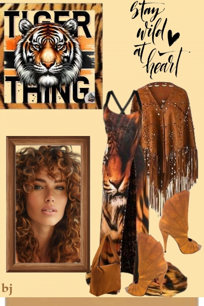 A Tiger Thing- combinação de moda