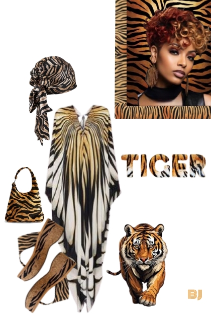 Tiger- Combinazione di moda