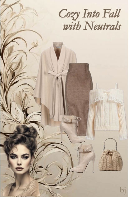 Cozy Into Fall with Neutrals- Modekombination