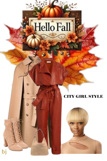 Hello Fall-- City Girl Style- combinação de moda