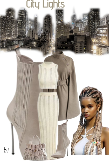 City Lights in October- Fashion set