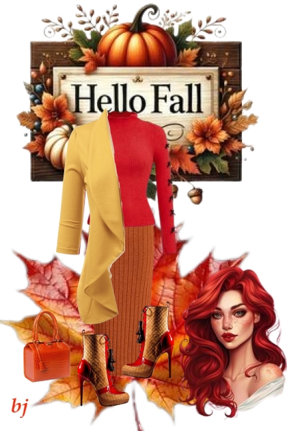 Hello Fall--October Street Style- combinação de moda