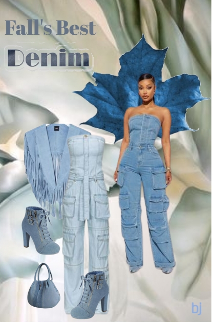 Fall's Best Denim- combinação de moda