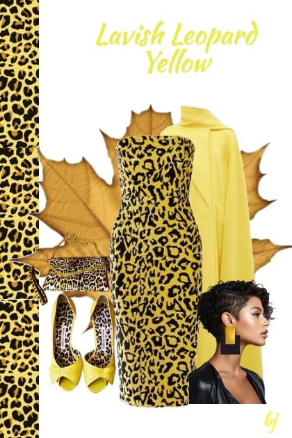 Lavish Leopard Yellow- Kreacja