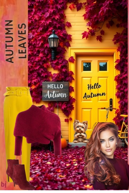 Hello Autumn Leaves...- Fashion set