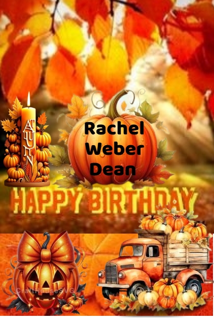 Happy Birthday Rachel Weber Dean!!- Fashion set