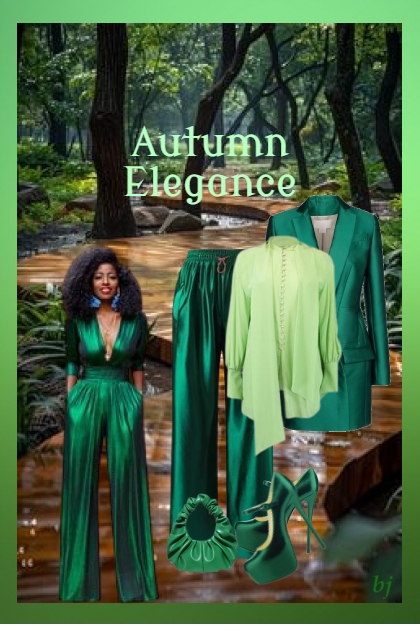 Autumn Elegance 6- Combinazione di moda