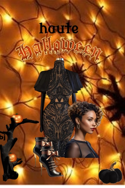 haute halloween 3- combinação de moda