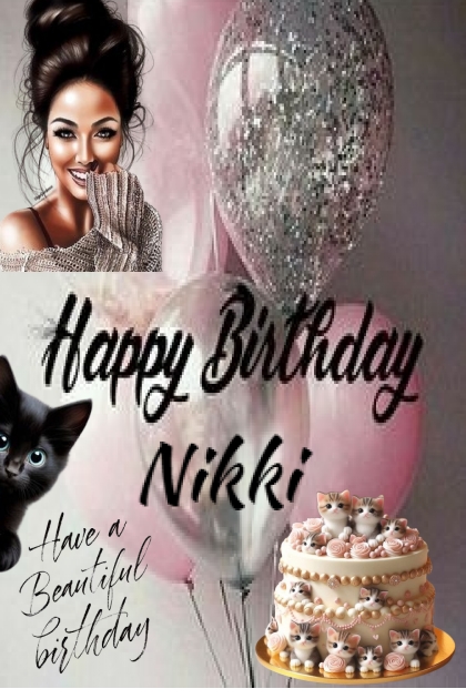 Happy Birthday Nikki- combinação de moda