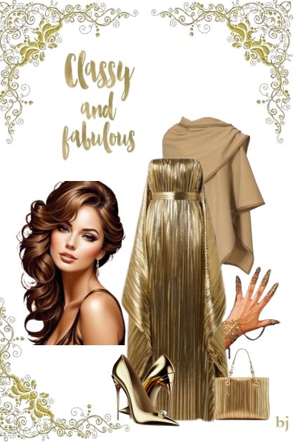 Classy and Fabulous in Gold- combinação de moda