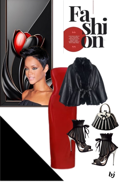 Black and Red Fashion- Fashion set