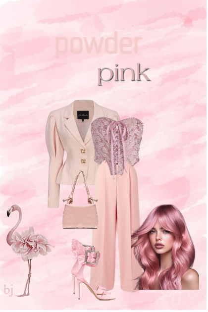 Powder Pink 2- Combinazione di moda