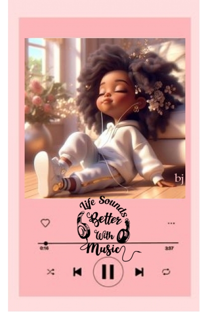 Life Sounds Better with Music- Fashion set