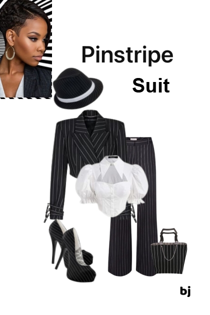 Pinstripe Suit...- Fashion set