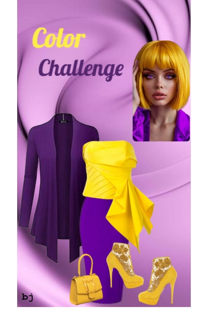 Yellow and Purple Color Challenge...