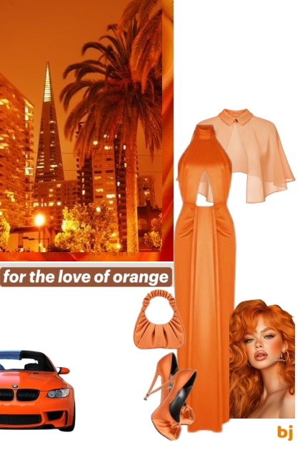 For the Love of Orange- Modna kombinacija