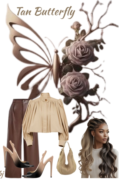 Tan Butterfly