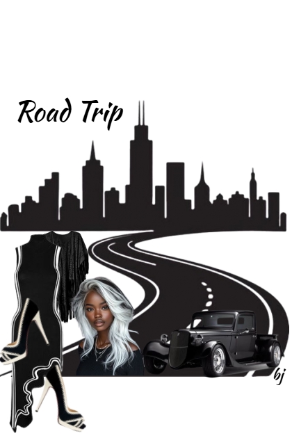 Silhouette Road Trip