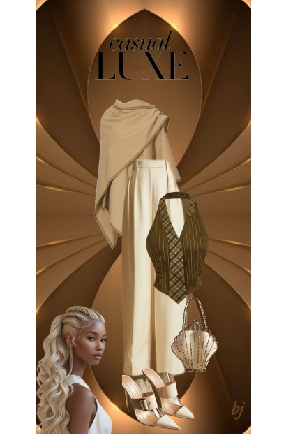 Casual Luxe--Brown and Tan