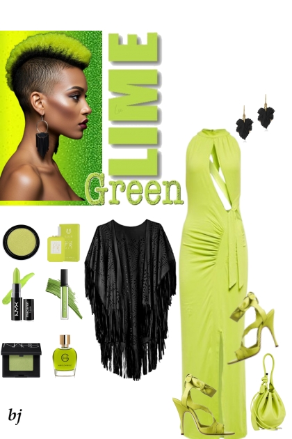 Lime Green and Black.......