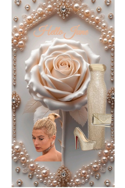 Hello June--Roses and Pearls