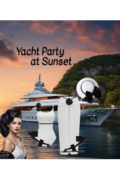 Yacht Party at Sunset